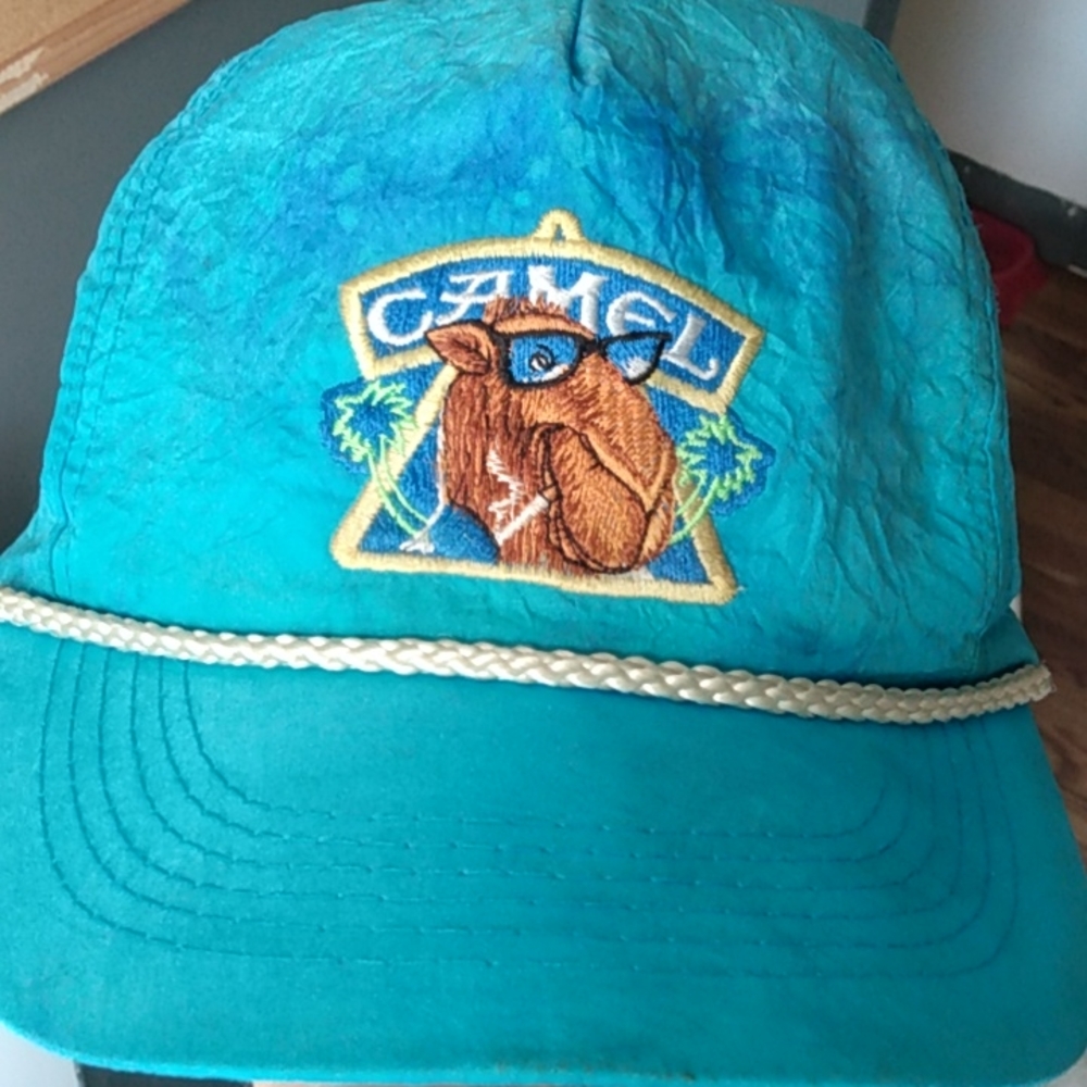 🙉***Vintage****Joe 🐪Camel 90's nylon hat